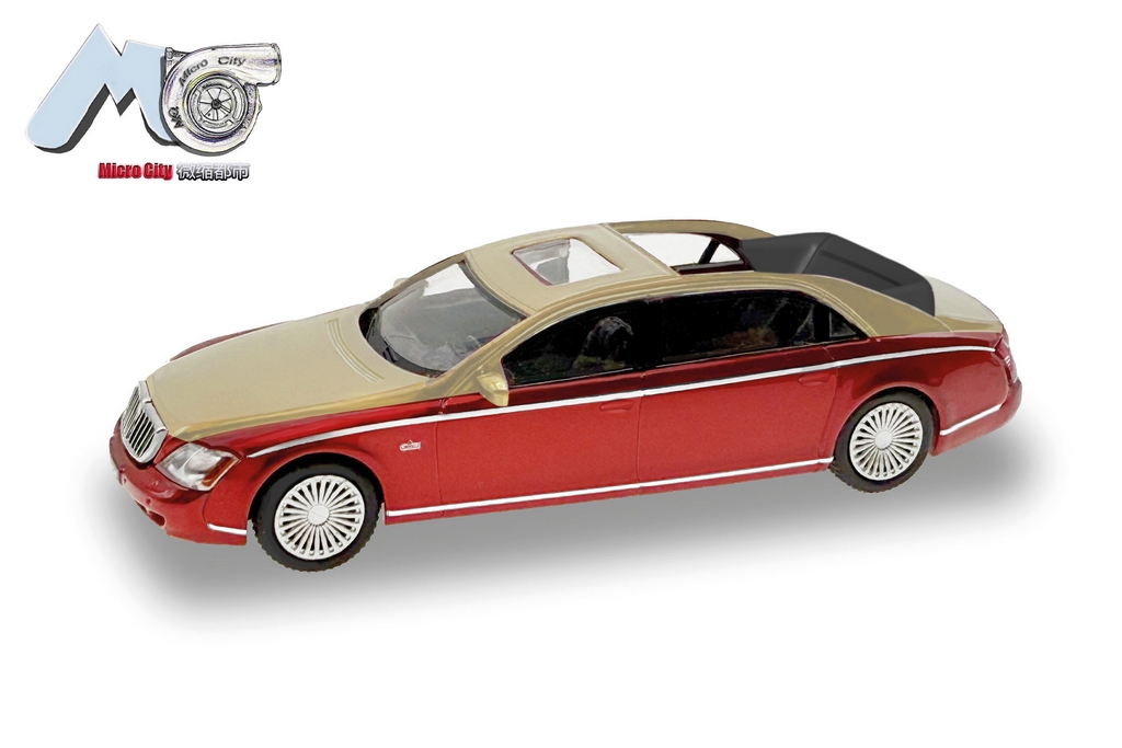 Picture of MicroCity 87MC000034 H0 Maybach 62S, rot/gold