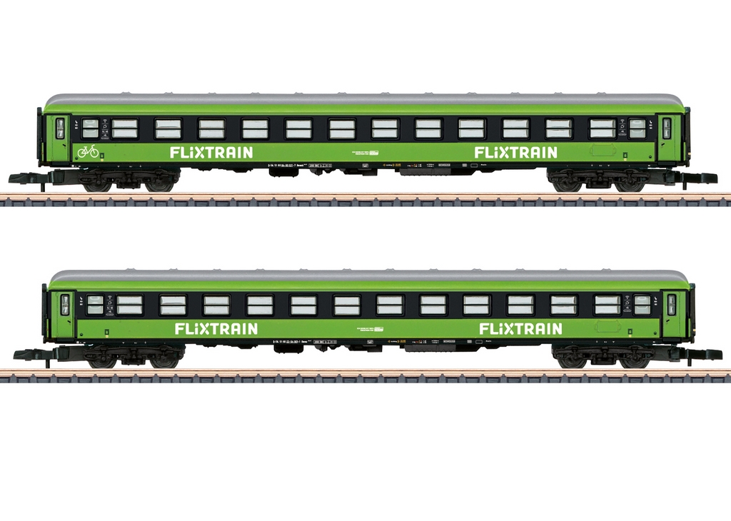 Picture of Märklin 87404 Schnellzugwagen-Set Flixtrain 2