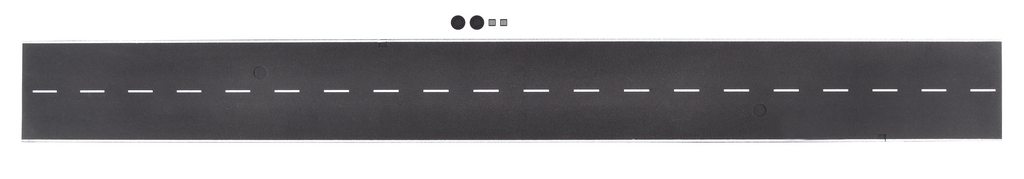 Picture of Vollmer 48290 H0 Straßenplatte Asphalt aus Steinkunst mit Nut für Magnetband