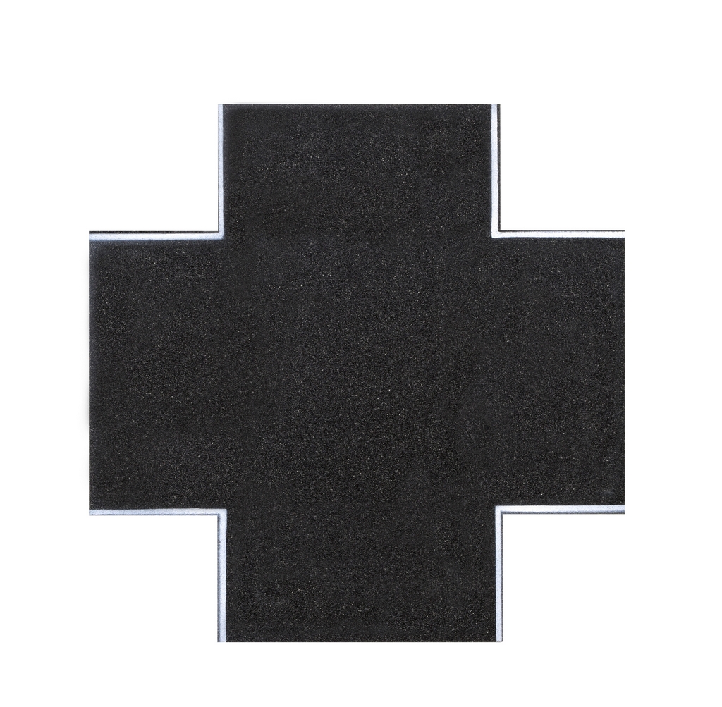 Picture of Vollmer 48292 H0 Straßenplatte Asphalt aus Steinkunst mit Nut für Magnetband, X-Kreuzung