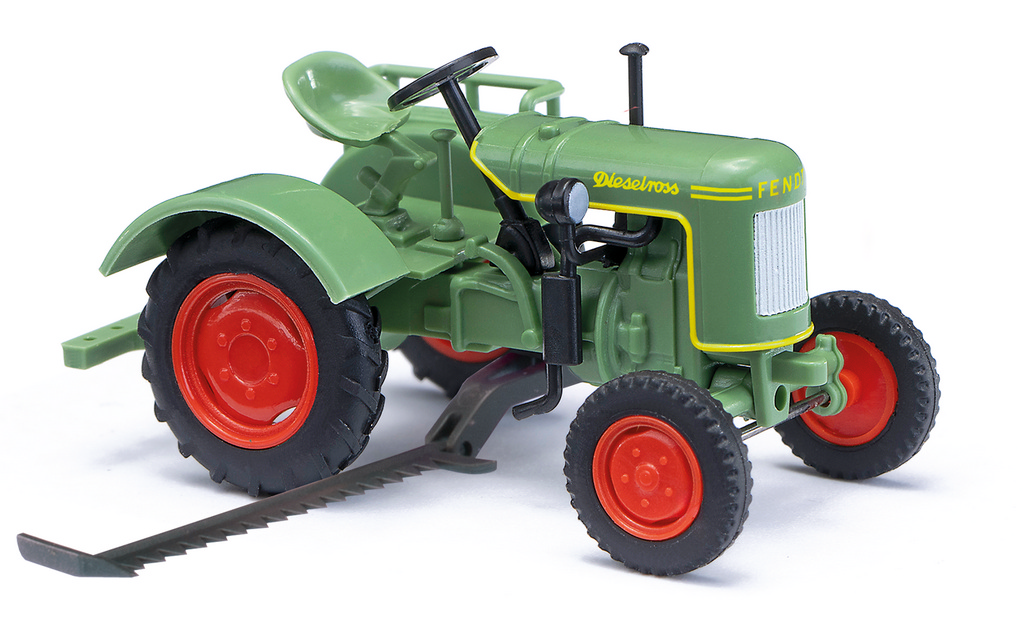 Bild von Busch 54153 H0 Fendt F 15 Dieselross mit Mähbalken