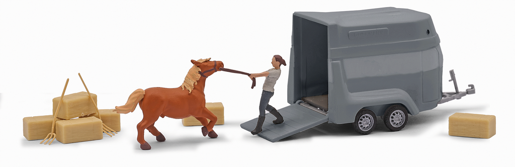 Picture of Busch 79858 H0 Action Set: Störrisches Pony