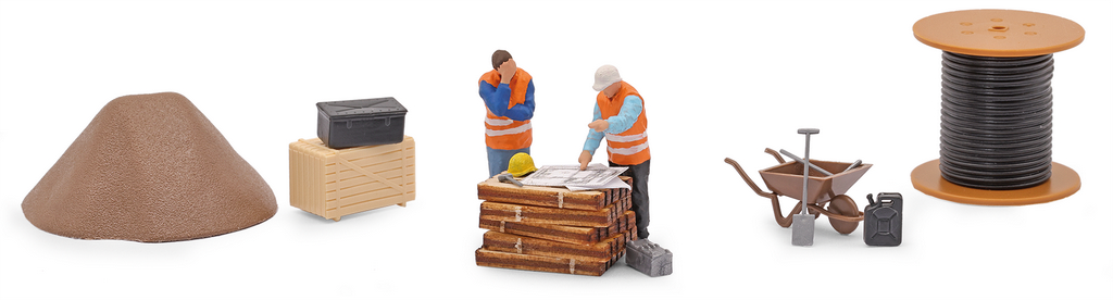 Bild von Busch 79876 H0 Action Set: Baubesprechung