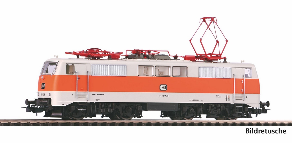 Bild von Piko 21711 H0 E-Lok mit Sound 111 122 DB IV mit PluX22 Decoder