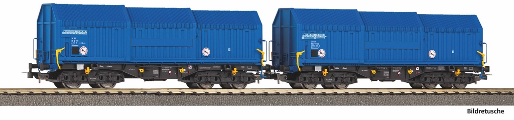 Picture of Piko 28307 H0 2er Set Teleskophaubenwagen VTG VI