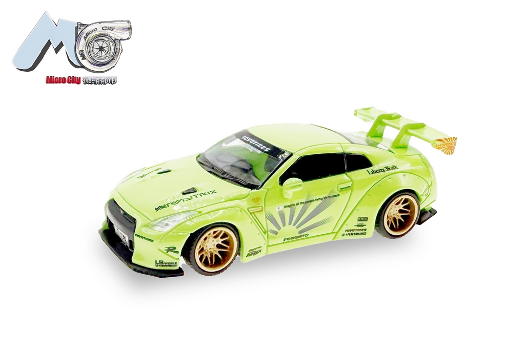Picture of MicroCity 87MC000036 H0 Nissan GTR 35, grün