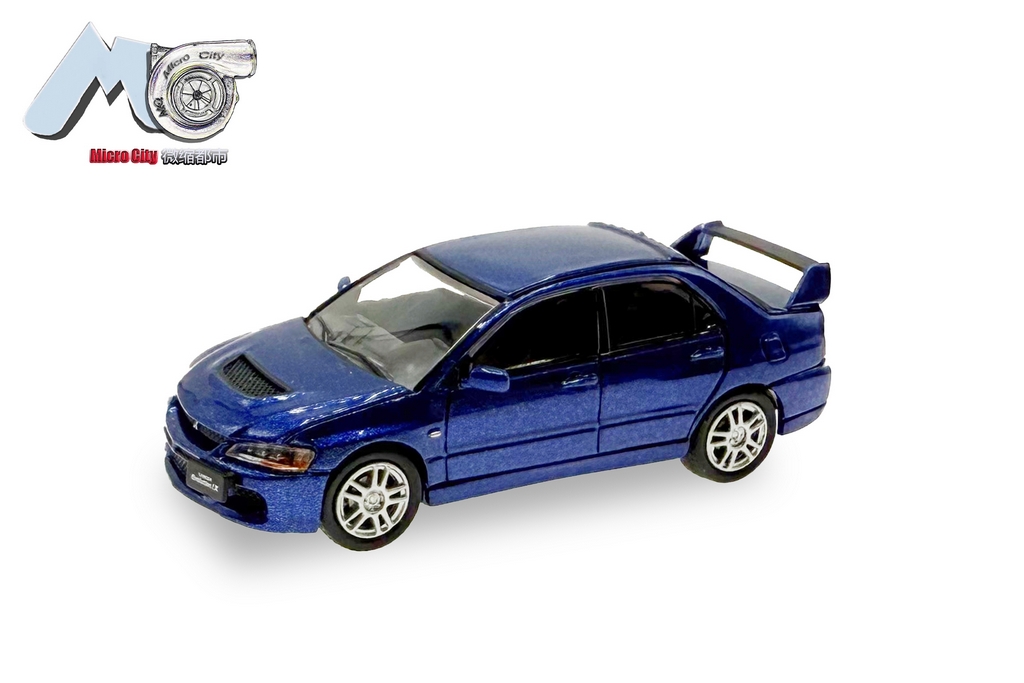 Picture of MicroCity 87MC000039 H0 Mitsubishi Lancer Evo 9, blau