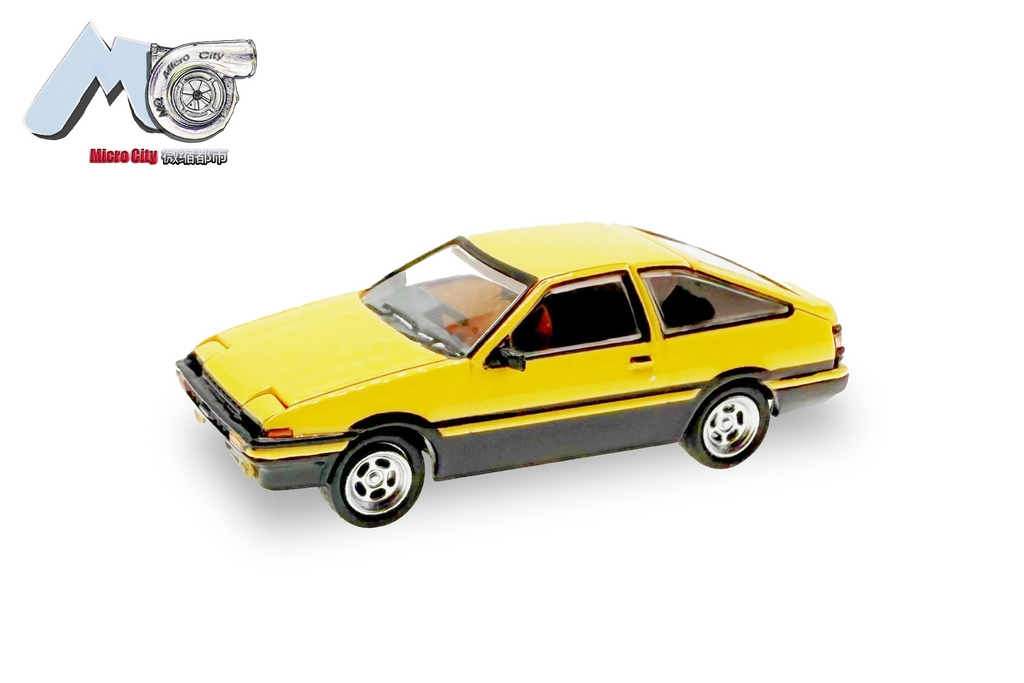 Picture of MicroCity 87MC000040 H0 Toyota Corolla AE86, gelb