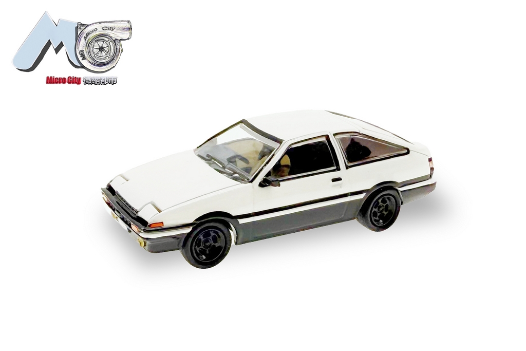 Picture of MicroCity 87MC000041 H0 Toyota Corolla AE86, weiß