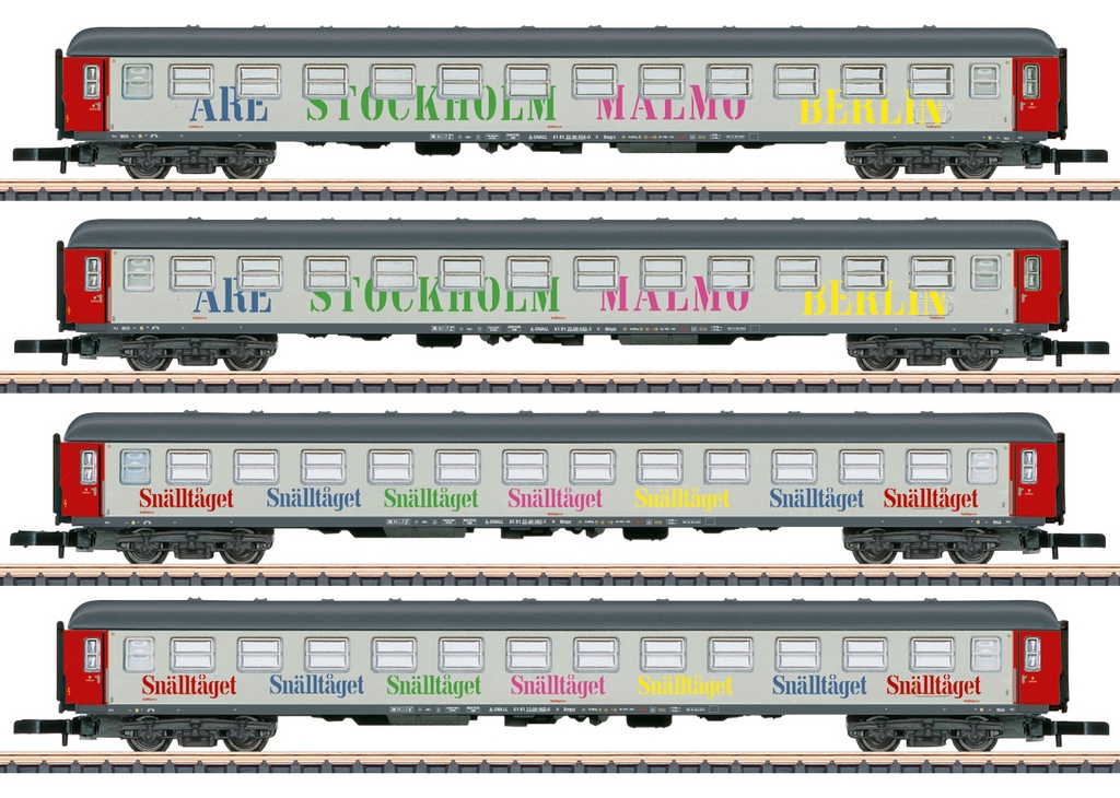 Bild von Märklin 87283 Z Wagenset Snälltåget