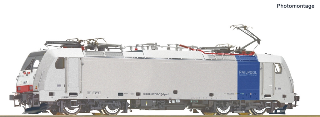 Picture of Roco 7510161 H0 Elektrolok 186 251-5 Railpool DCC