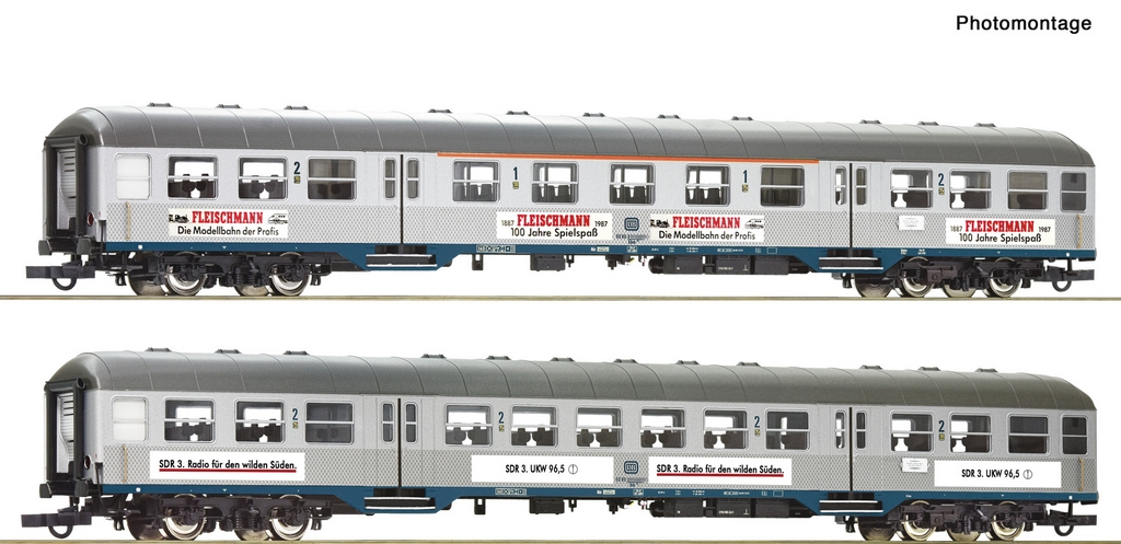 Picture of Roco 6200206 H0 2-tlg. Set: Nahverkehrswagen 2. Klasse DB DC