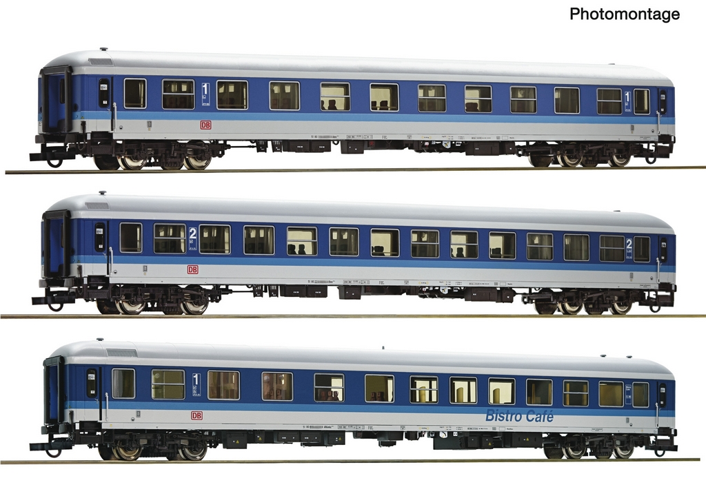 Picture of Roco 6200208 H0 3-tlg. Set 1: Reisezugwagen IR 461 DB-AG DC