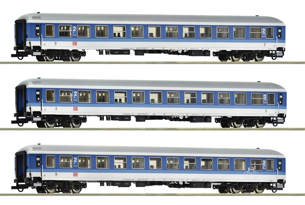 Roco 6200209 H0 3-teiliges Set 2 Reisezugwagen IR 461 DB-AG