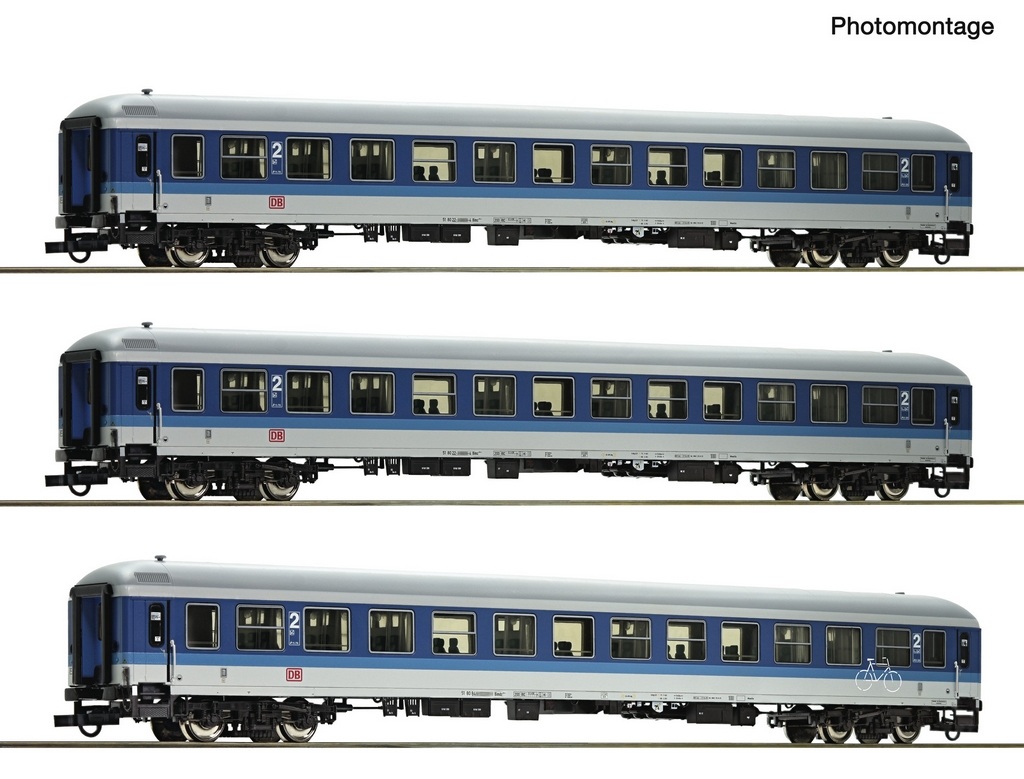 Picture of Roco 6200209 H0 3-tlg. Set 2: Reisezugwagen IR 461 DB-AG DC