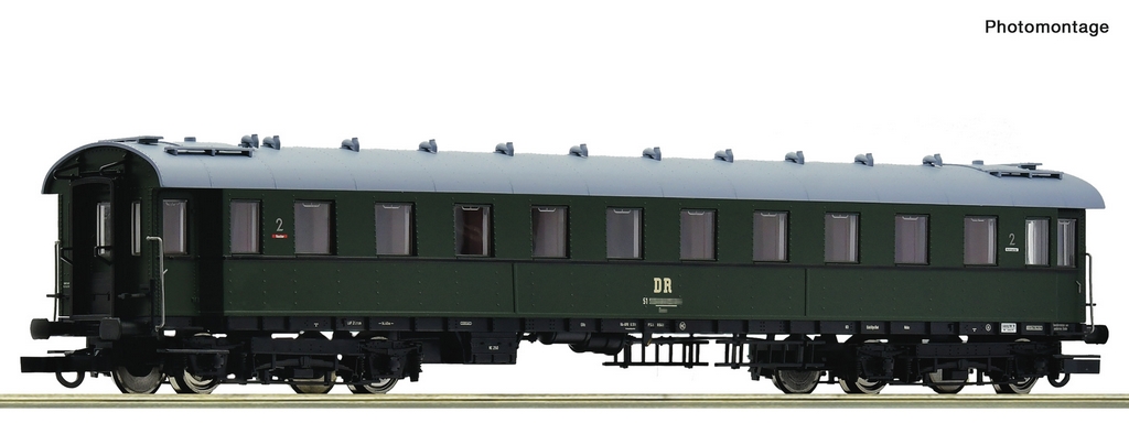 Picture of Roco 6200202 H0 Einheits-Schnellzugwagen 2. Klasse DR DC