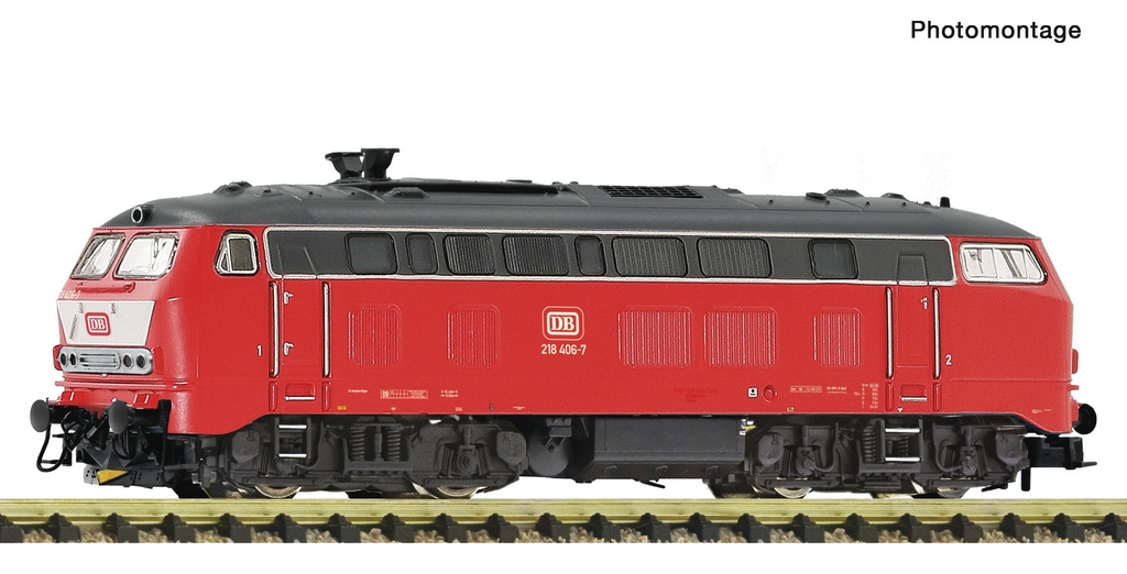 Bild von Fleischmann 7370034 N Diesellok 218 406-7 DB-AG DCC