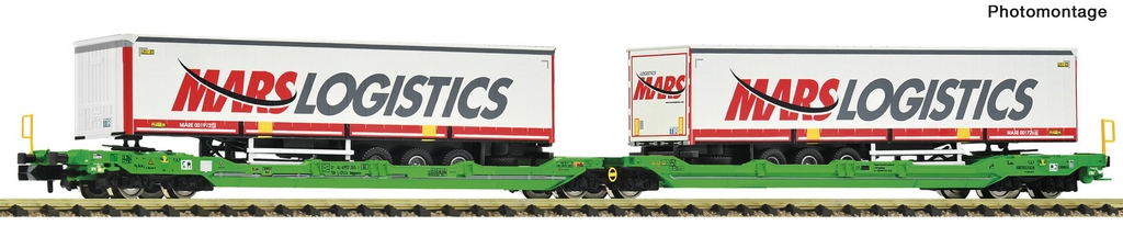 Picture of Fleischmann 6660102 N Doppeltaschen-Gelenkwagen T3000e CFL Cargo DC