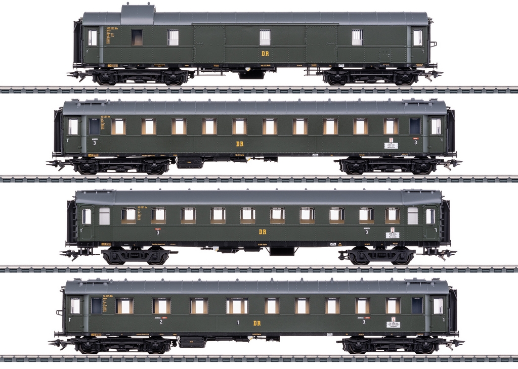 Picture of Märklin 42514 H0 Schnellzugwagen-Set zur Dampflok BR 19.0 Sachsenstolz