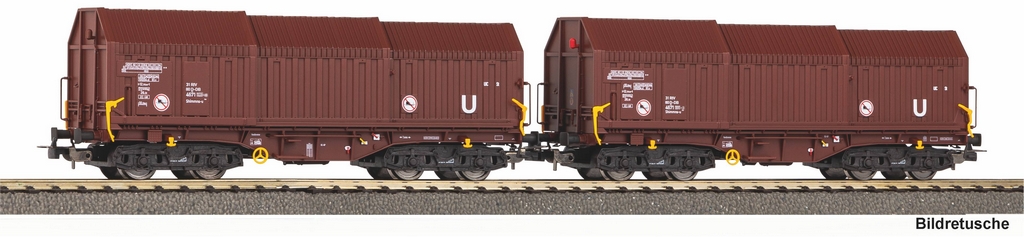 Picture of Piko 28337 H0 2er Set Teleskophaubenwagen DB AG V