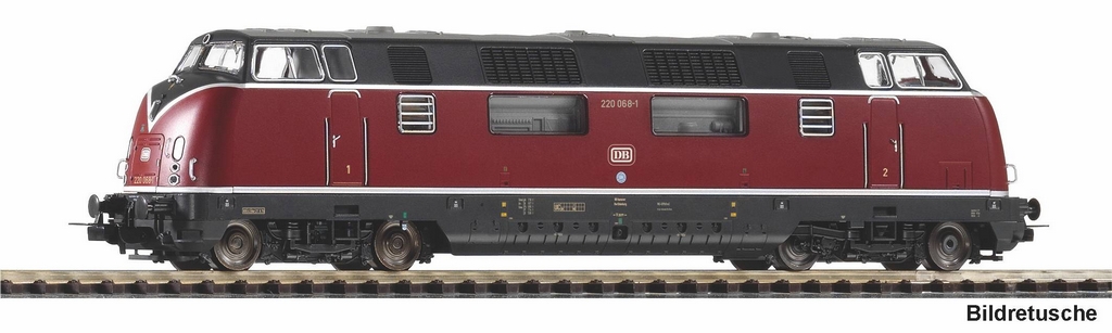 Picture of Piko 59726 H0 Diesellok BR220 rot DB IV mit DSS PluX22