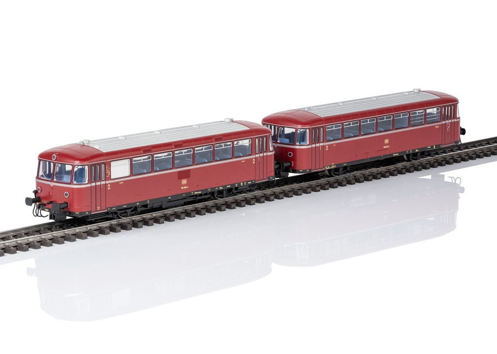 Bild von Märklin 38980 H0 Schienenbus mit Steuerwagen BR 798 und 998 DB Klassiker