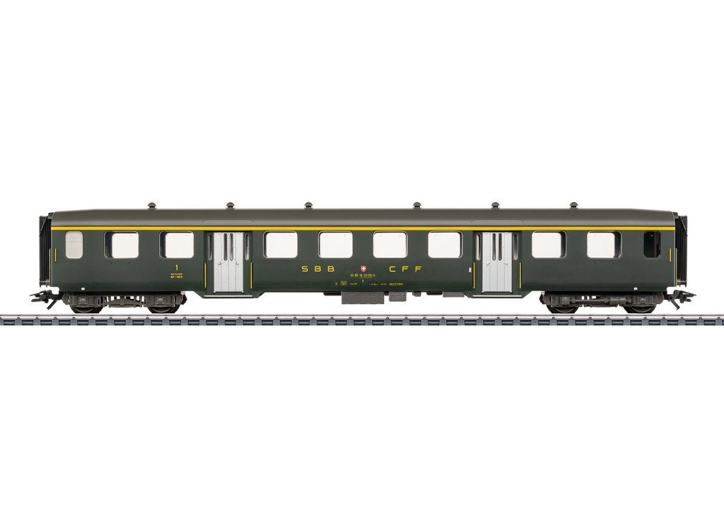 Picture of Märklin 43363 H0 Leichtstahl-Sitzwagen 1. Klasse SBB