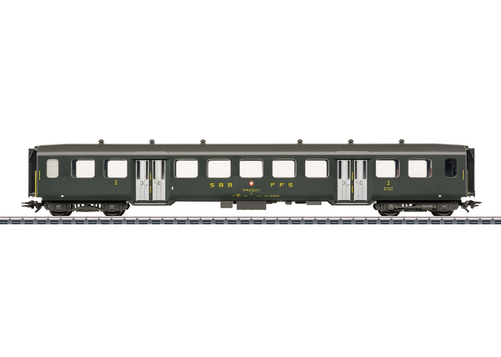 Picture of Märklin 43373 H0 Leichtstahl-Sitzwagen 2. Klasse SBB