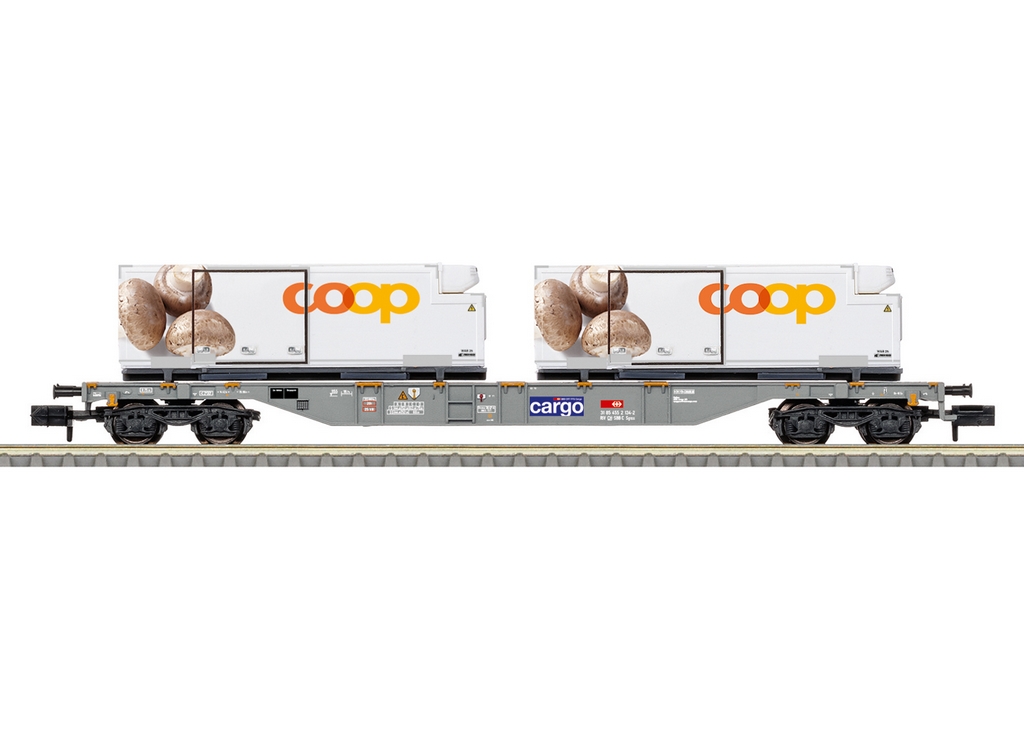 Bild von Trix 15496 N Containertragwagen coop®