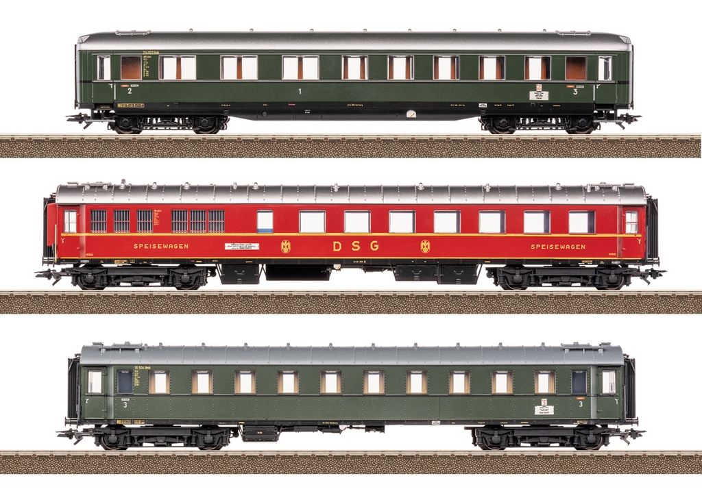 Bild von Trix 23623 H0 Schnellzugwagen-Set 2 zum D 74 DB