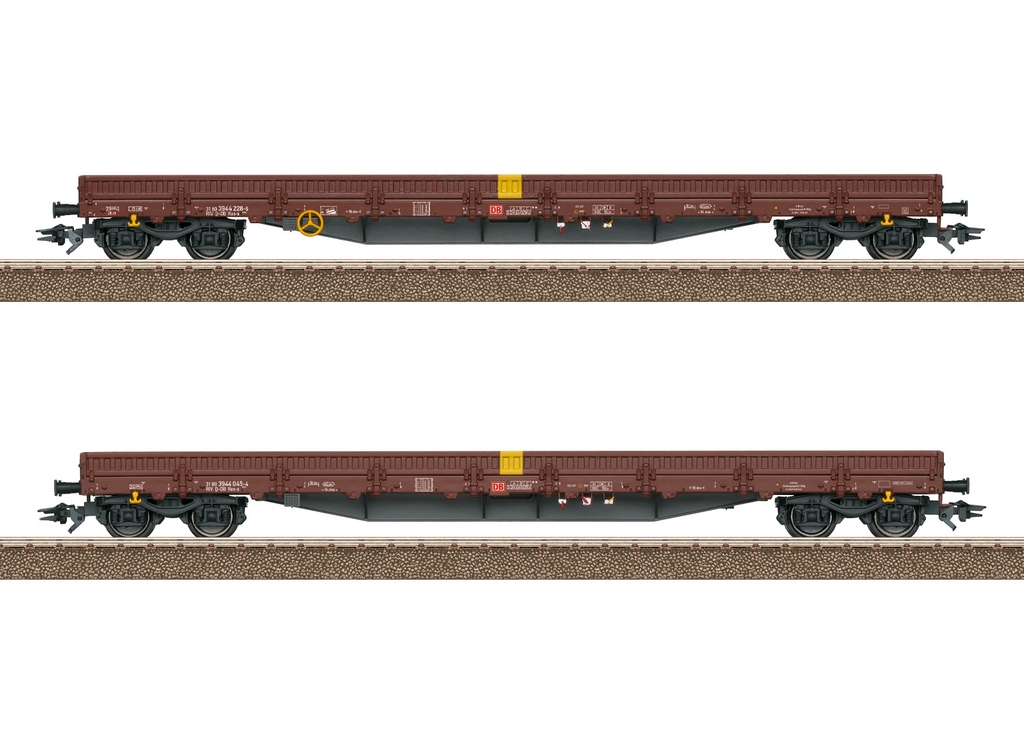 Bild von Trix 24431 H0 Niederbordwagen-Set Res-x DB AG