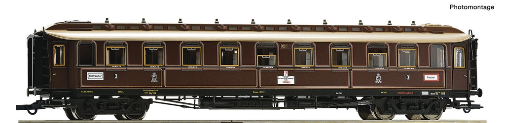 Picture of Roco 6200238 H0 Schnellzugwagen 3. Klasse K.P.E.V.