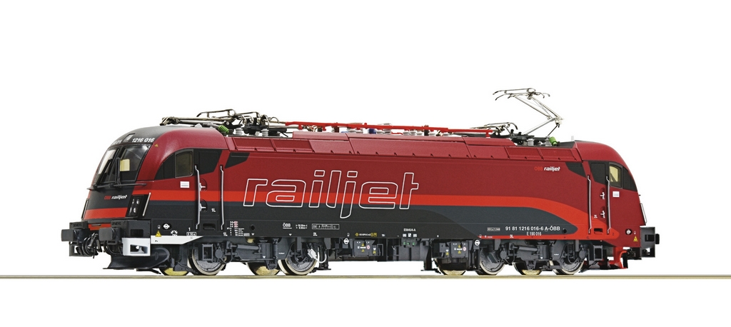 Roco 7500182 H0 Elektrolok 1216 016-6 Railjet ÖBB