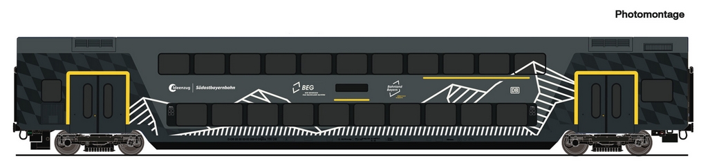 Roco 6200253 H0 Doppelstockwagen Ideenzug DB-AG