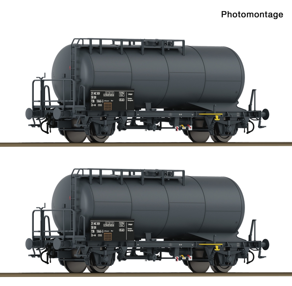 Roco 6600245 H0 2-teiliges Set Kesselwagen DR