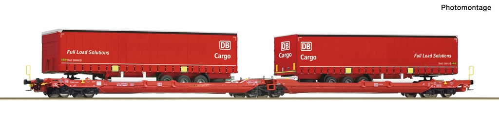 Roco 6600168 H0 Doppeltaschen-Gelenkwagen T3000e DB-AG
