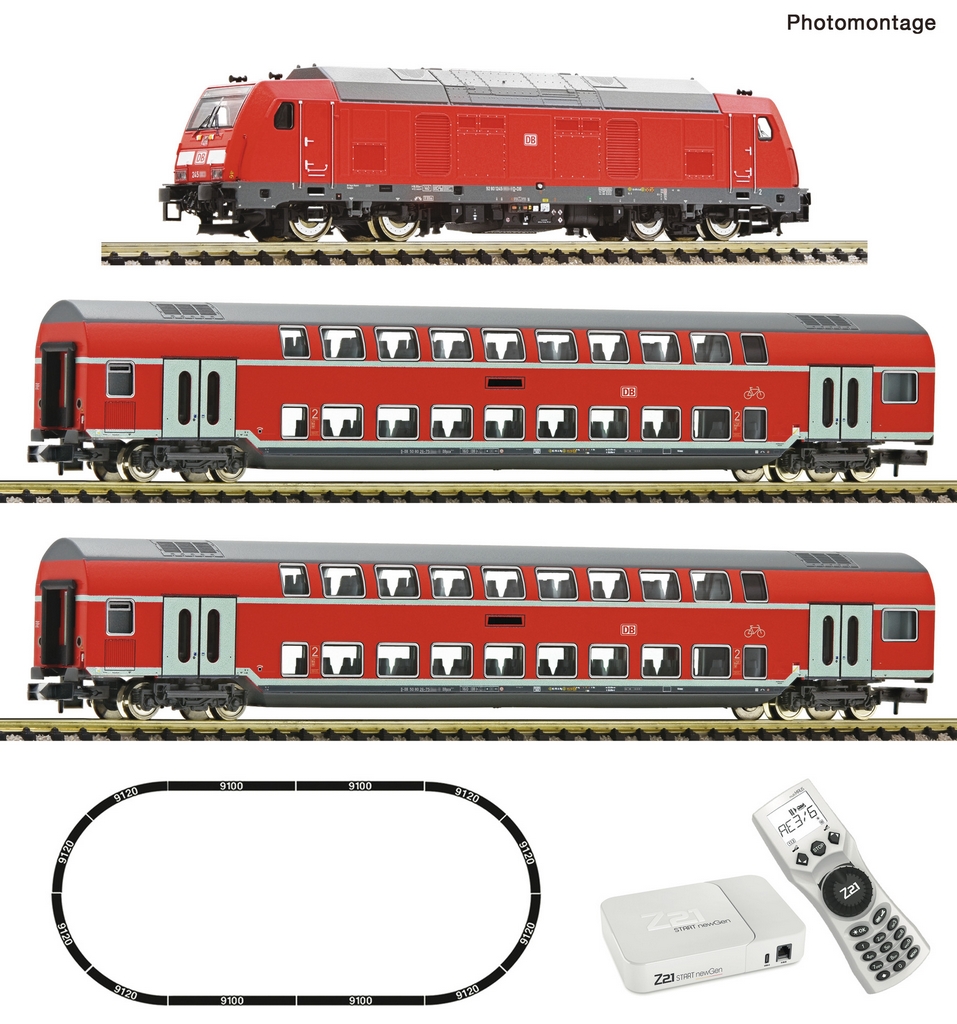 Picture of Fleischmann 5170006 N Z21 START nextGen Digitalset Diesellok BR 245 mit Personenzug, DB AG DB-AG digital