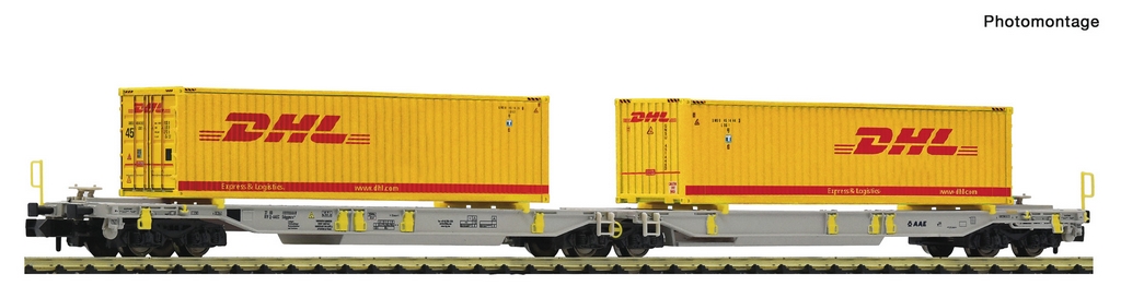 Fleischmann 6660069 N Doppeltaschen-Gelenkwagen T2000 AAE