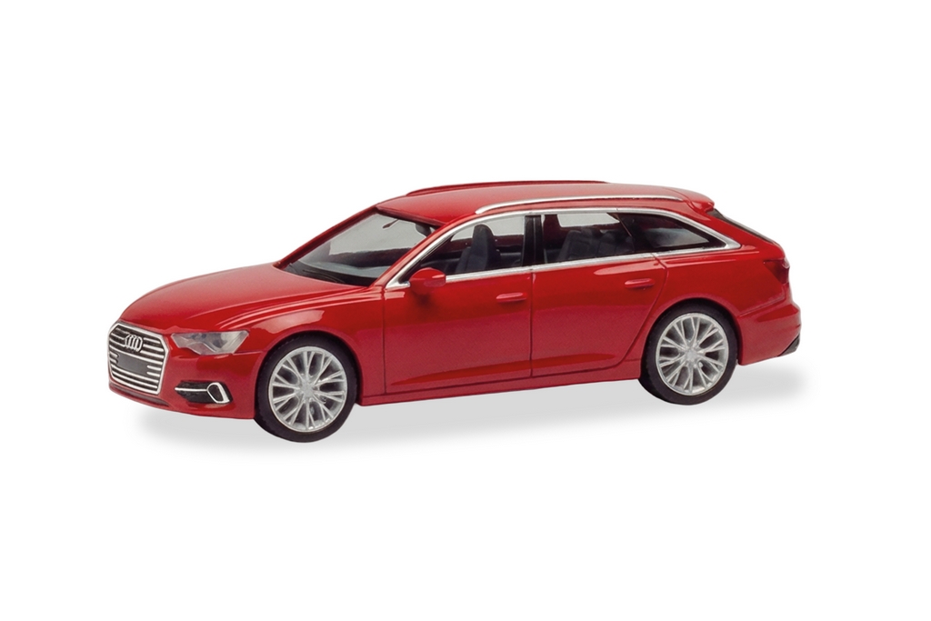 Herpa 420303-003 H0 Audi A6 Avant, rot