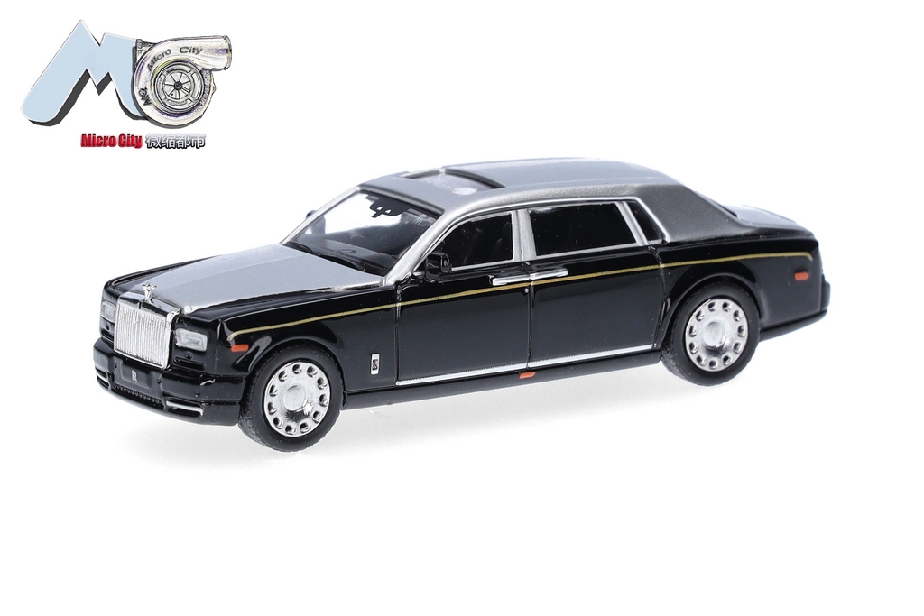 MicroCity 87MC000068 H0 Rolls Royce Phantom, schwarz/silber