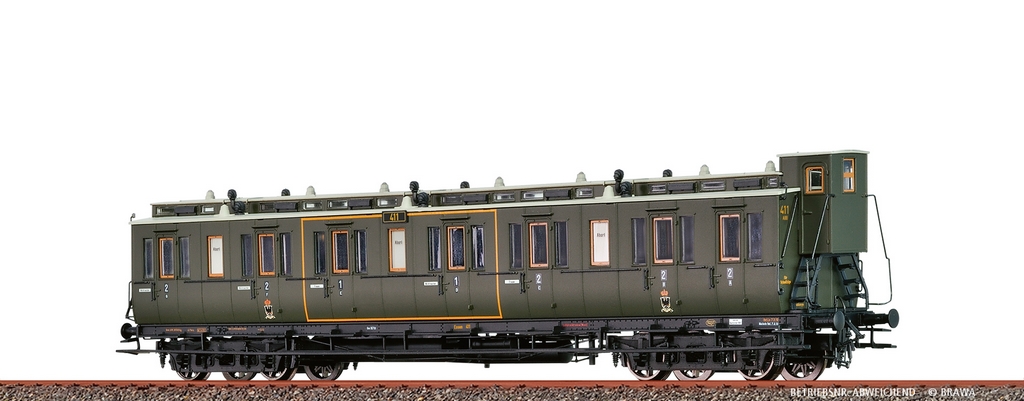 Brawa 45267 H0 Abteilwagen AB4 K.P.E.V. I