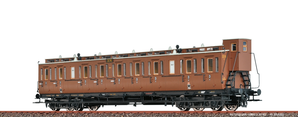 Brawa 45269 H0 Abteilwagen C4 K.P.E.V. I