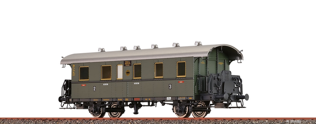 Brawa 45827 H0 Einheits-Nebenbahnwagen Bciel-24 DRG II