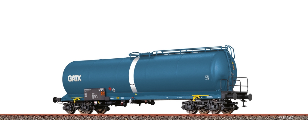 Brawa 50157 H0 Neubaukesselwagen 4-achsig Zas GATX VI
