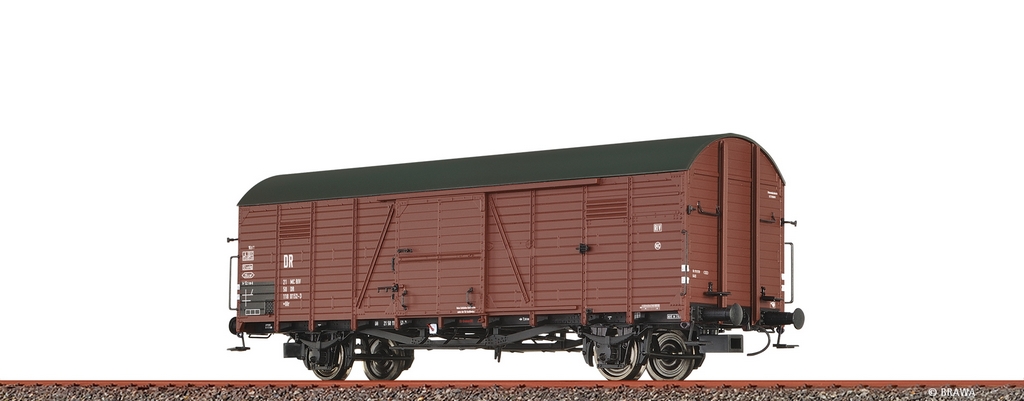 Brawa 51349 H0 Gedeckter Güterwagen Glr DR IV