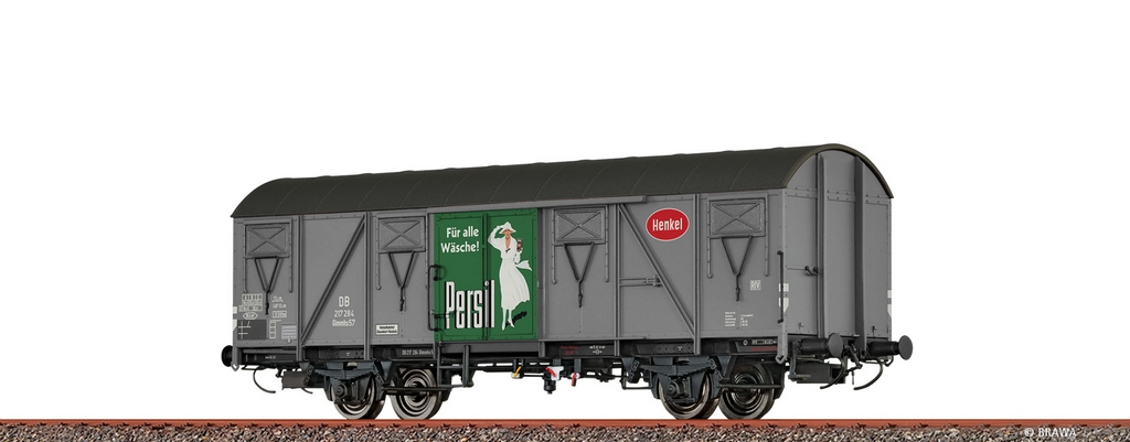 Brawa 51354 H0 Gedeckter Güterwagen Glmmhs57 Persil DB III