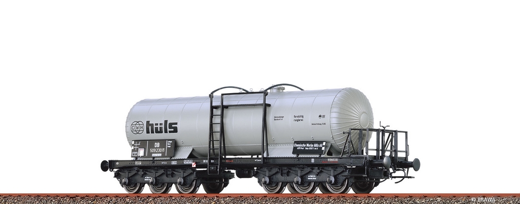 Brawa 58221 H0 Kesselwagen 6-achsig ZZd Chemische Werke Hüls DB III