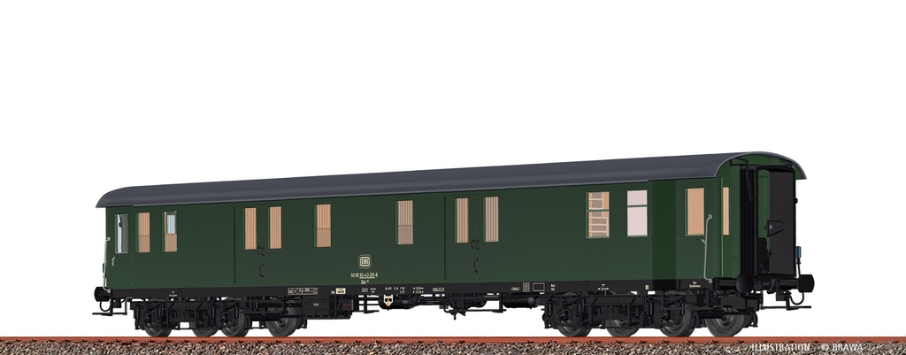 Brawa 58299 H0 Gepäckwagen Düe941 DB IV DC