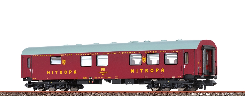Brawa 65090 N Speisewagen WRge DR IV