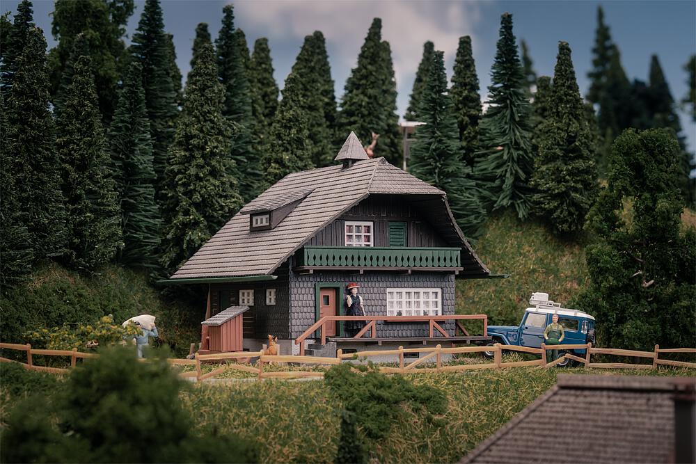 Faller 130010 H0 Jubiläumsmodell Schwarzwaldhaus mit Figur